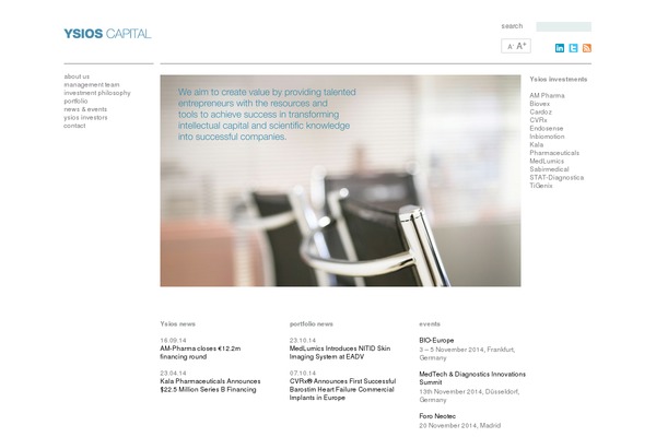 WordPress website example screenshot