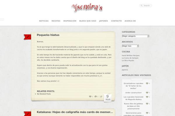 ysondra.com site used Raffinade