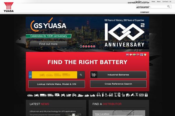 yuasa.co.uk site used Yuasa