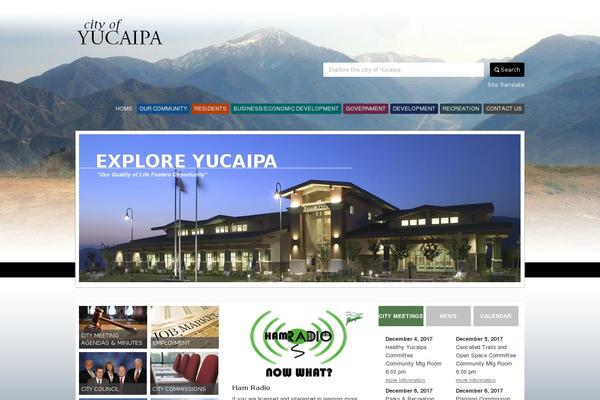 yucaipa.org site used Yucaipa