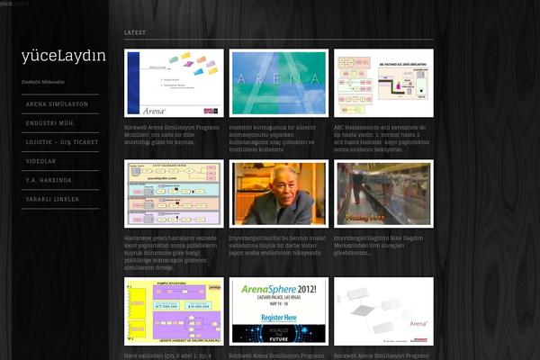Widescreen theme site design template sample