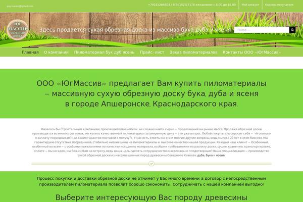 WordPress website example screenshot