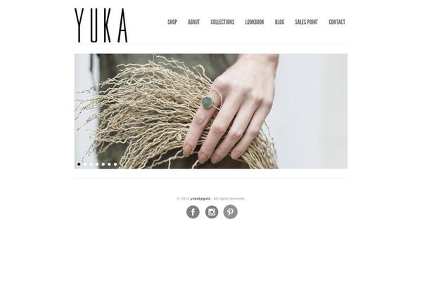 Purity theme site design template sample