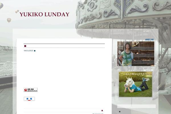 yukikolunday.com site used Lionblog