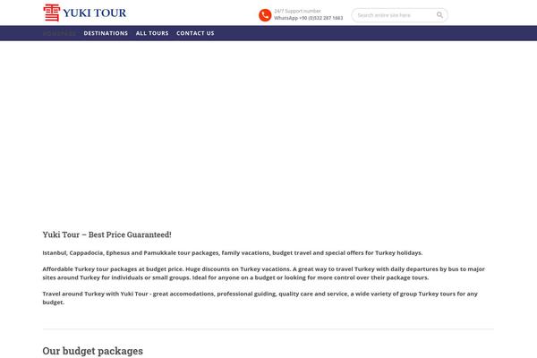 BookYourTravel theme site design template sample