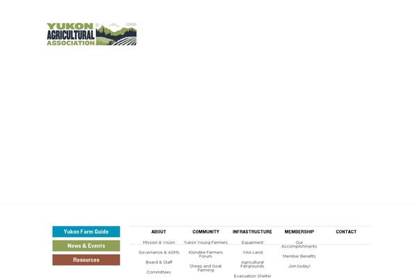 yukonag.ca site used Divi-yaa