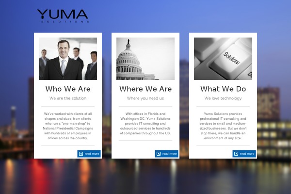 Yuma theme site design template sample