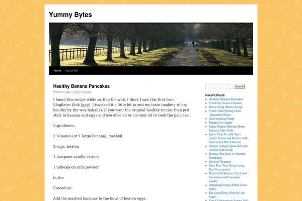 Twenty Ten theme site design template sample