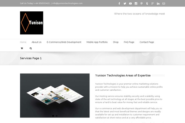 yunisontechnologies.com site used Avada353themeonly