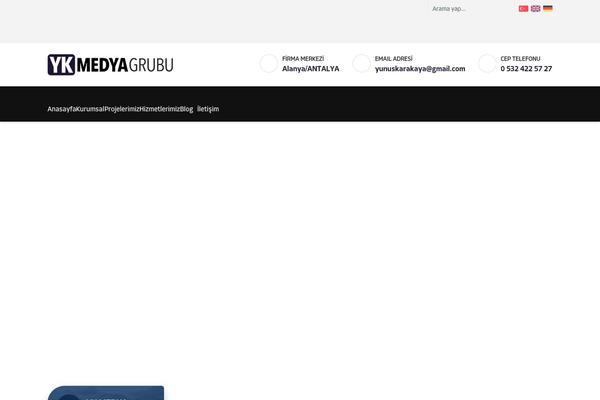 Koza theme site design template sample