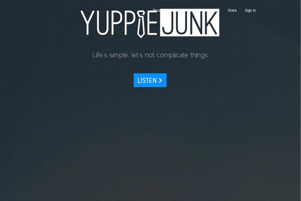 yuppiejunk.com site used Yuppie-junk
