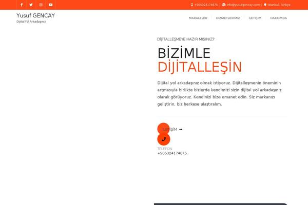Bizberg theme site design template sample