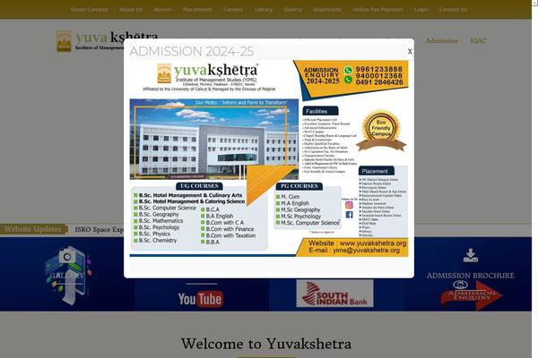 yuvakshetra.org site used Yims