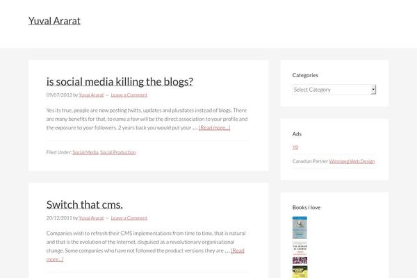 WordPress website example screenshot