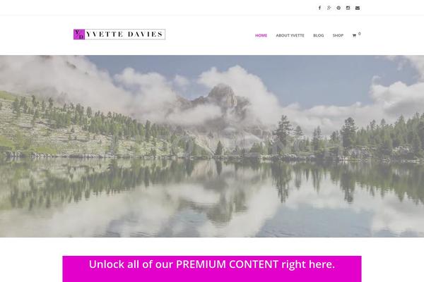 Salient theme site design template sample