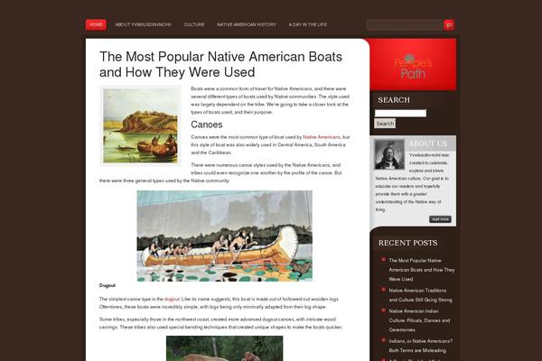 WordPress website example screenshot
