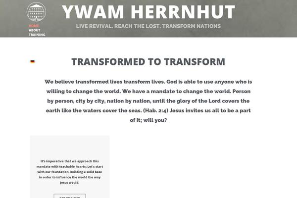 ywamherrnhut.com site used Ywam-herrnhut