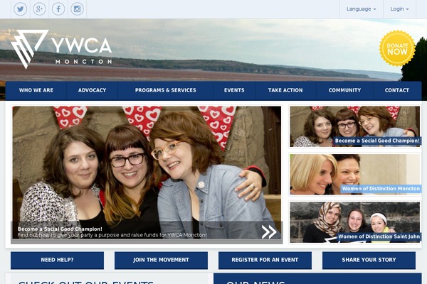 ywcamoncton.com site used Ywca