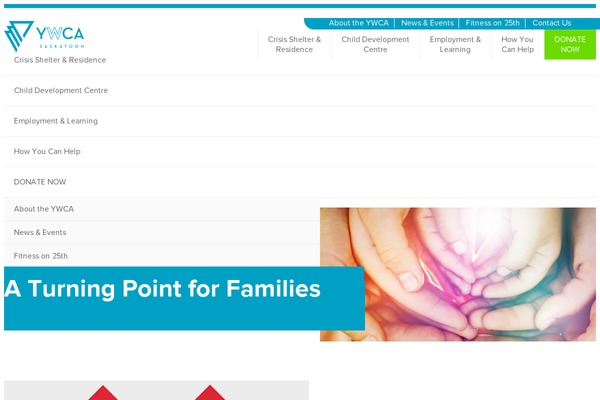 Ywca theme site design template sample