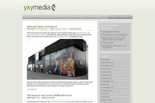 yxymedia.be site used Yxymedia