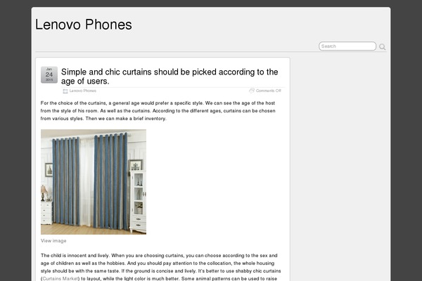 WordPress website example screenshot
