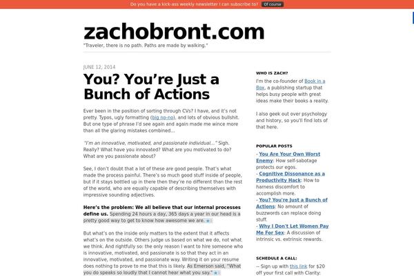 WordPress website example screenshot