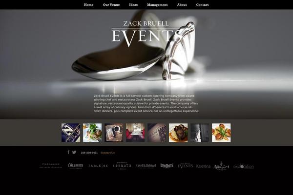 zackbruellevents.com site used Zackbruellevents