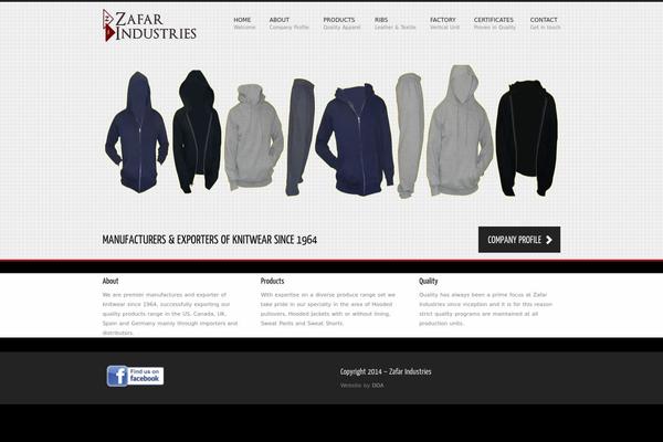 zafarindustries.com site used Dantheme