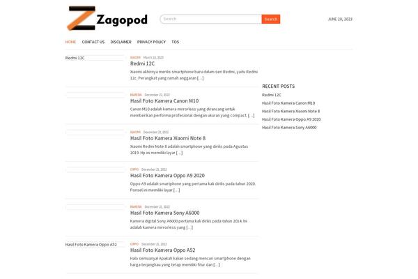Bloggingpro theme site design template sample