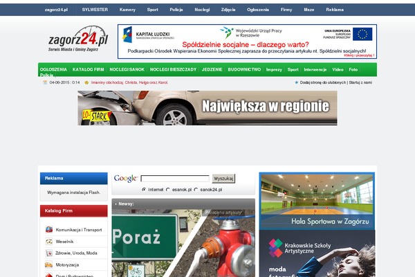 zagorz24.pl site used Esanok2010-v2