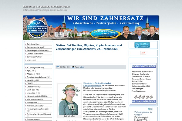 WordPress website example screenshot