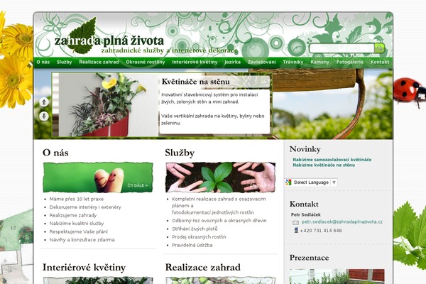 Ekologic theme site design template sample