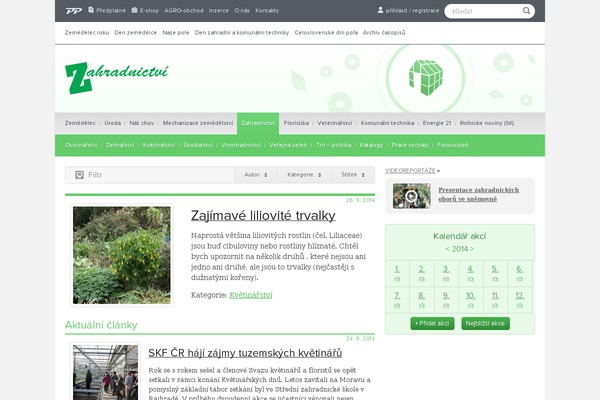 zahradaweb.cz site used Zahradaweb.cz
