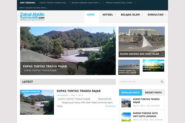 WordPress website example screenshot
