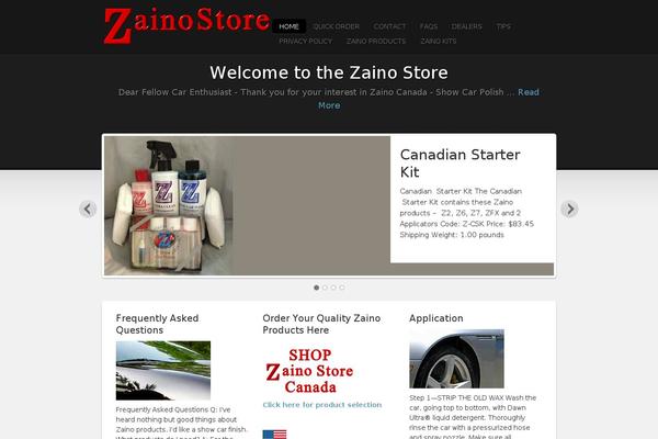 zainostore.ca site used Zaino