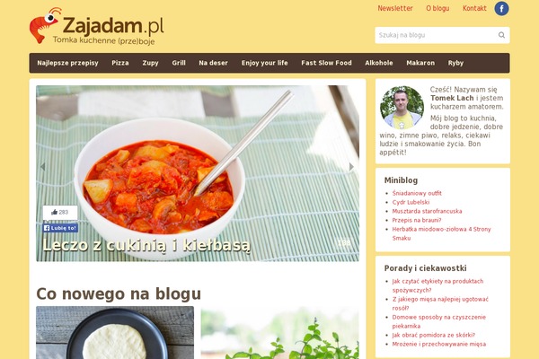 zajadam.pl site used Zajadam_theme_2023