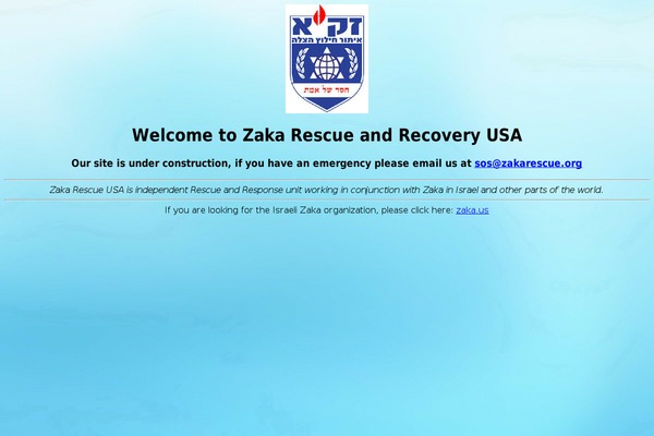 zakarescue.org site used Zaka