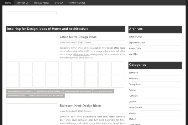 WordPress website example screenshot