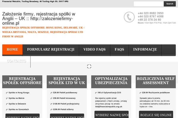 zalozeniefirmy-online.pl site used BusinessBuilder