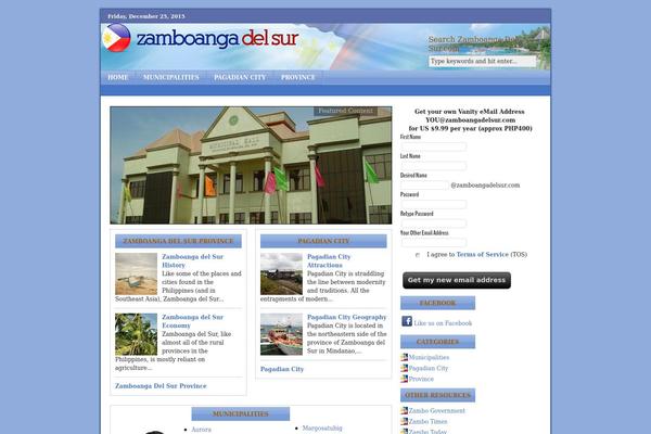 zamboangadelsur.com site used Sitegrad-travel