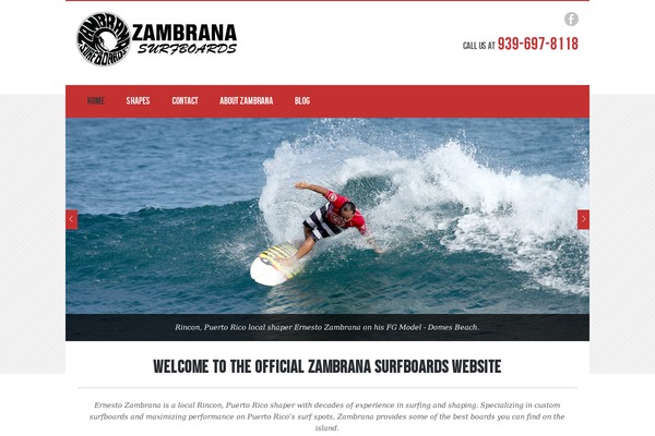 zambranasurfboards.com site used Flozo