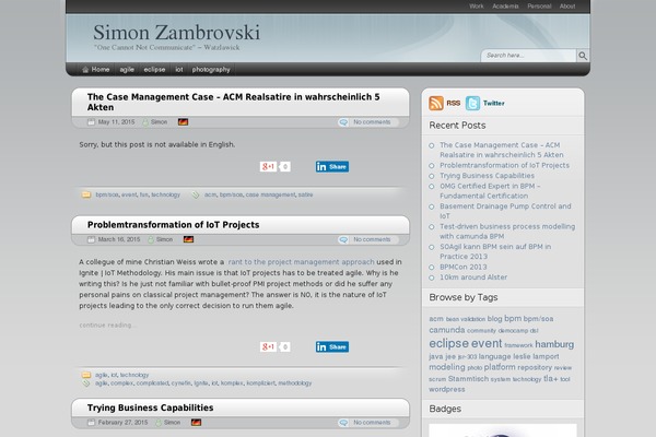 zambrovski.org site used Arjuna-13