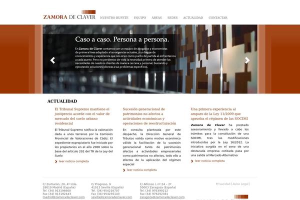 zamoradeclaver.com site used Zamora