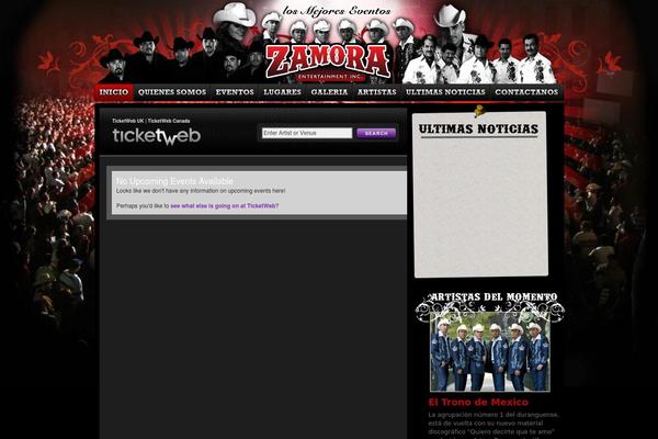 zamoraentertainment.com site used Zamora