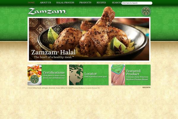 zamzam theme websites examples