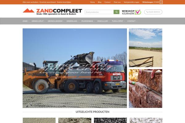 zandcompleet.nl site used Flatsome