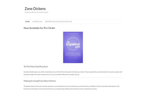 Headway theme site design template sample