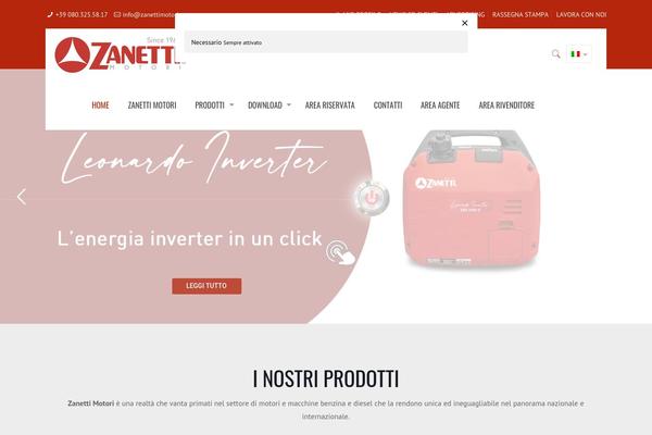 zanettimotori.it site used Zanetti