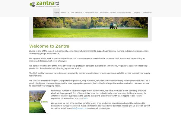 zantra.com site used Zantra
