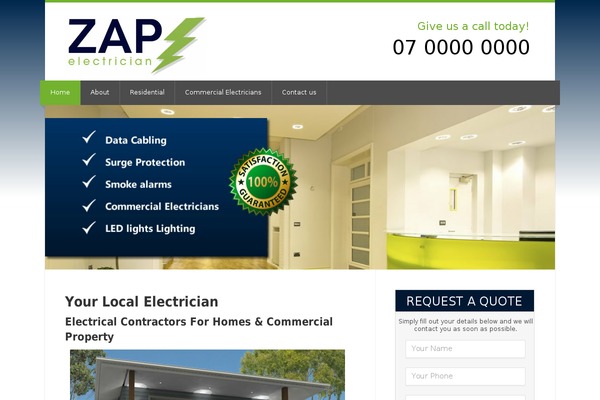 zapelectricianbrisbane.com.au site used Skyroofing